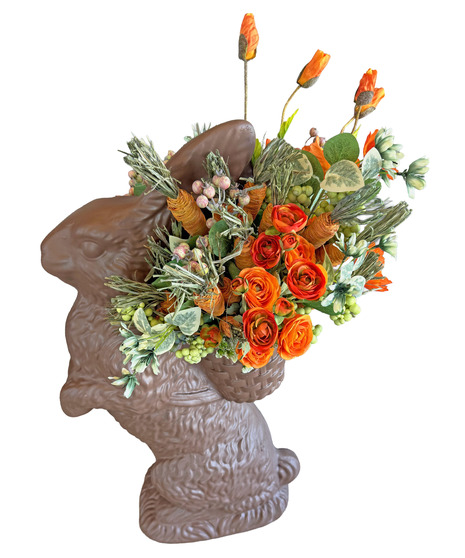 Bunny Surprise w/Carrots & Flowers