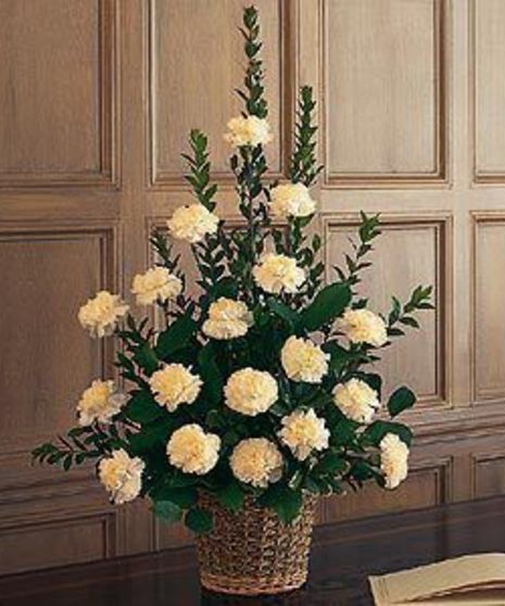 White Simplicity Basket