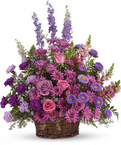 Gracious Lavender Basket