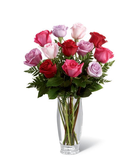 Captivating Color&trade; Rose Bouquet by Vera Wang